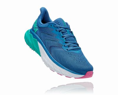 Hoka One One Arahi 5 Női Futócipő - Kék [H1796-320]